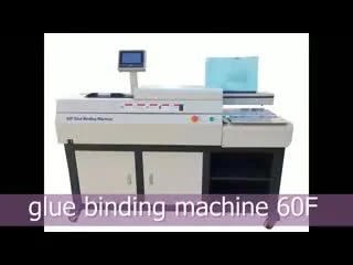 Hot Sale A3/A4 Machines de traitement du papier Reliure de reliure de colle de livre Machine avec colle latérale à vendre