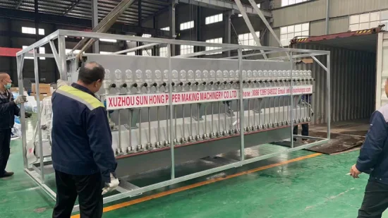 Machine de fabrication de papier Section de formage en acier inoxydable de haute qualité Coussin d'air à haute efficacité/hydraulique/boîte de tête de type ouvert