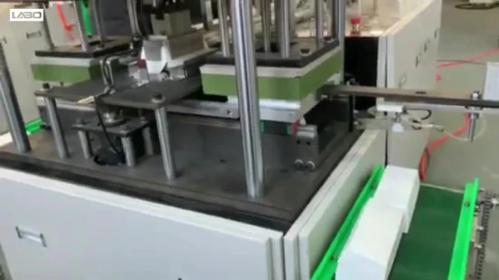 Machine de fabrication de produits de fabrication de produits de boîte à lunch en carton de repas alimentaires en papier kraft enduit de PE jetable automatique